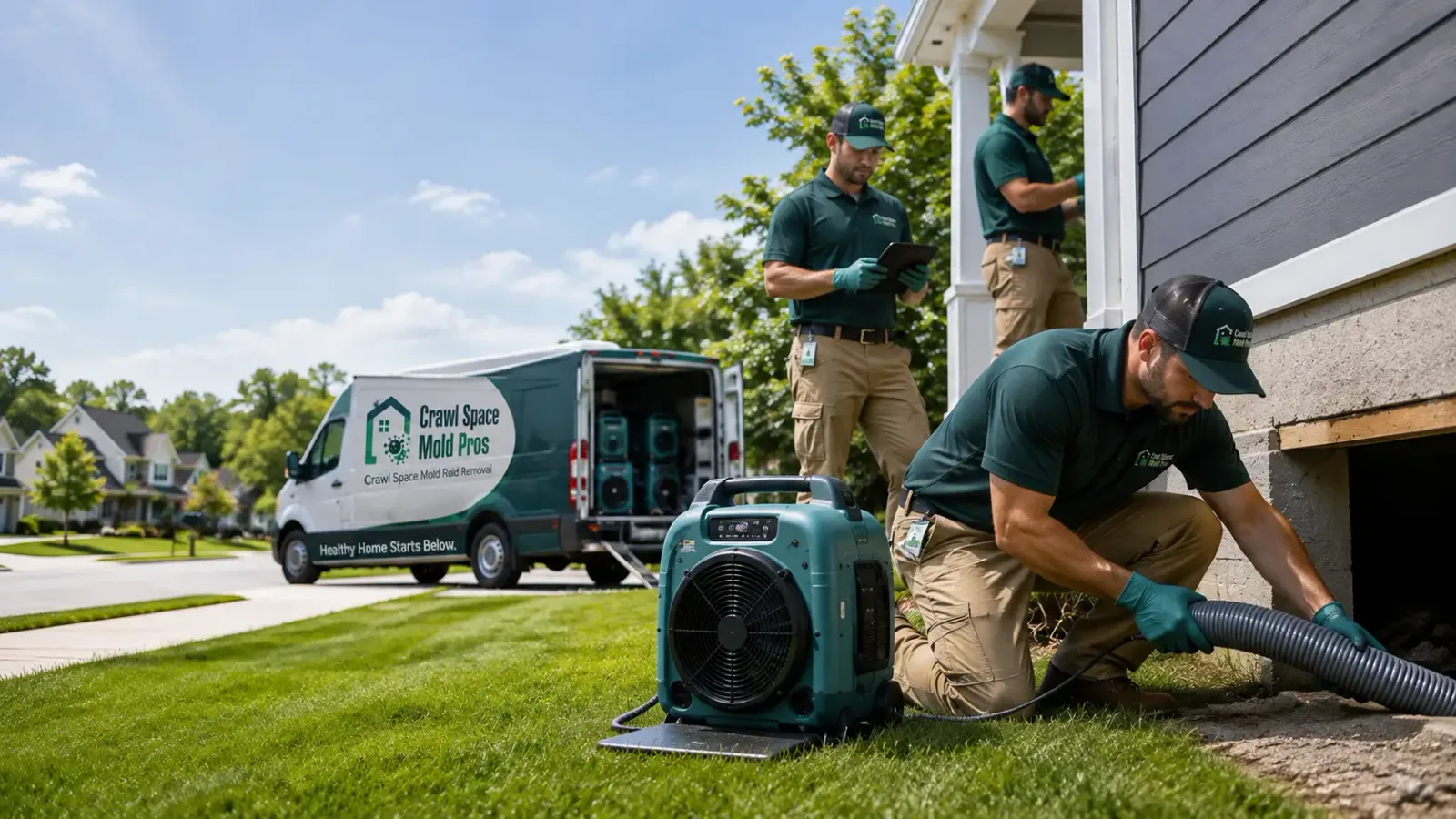 Crawl Space Mold Removal in Shunk, PA